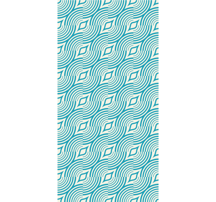 Virtaavia aaltomuotoja abstrakti tapetti - Tenstickers