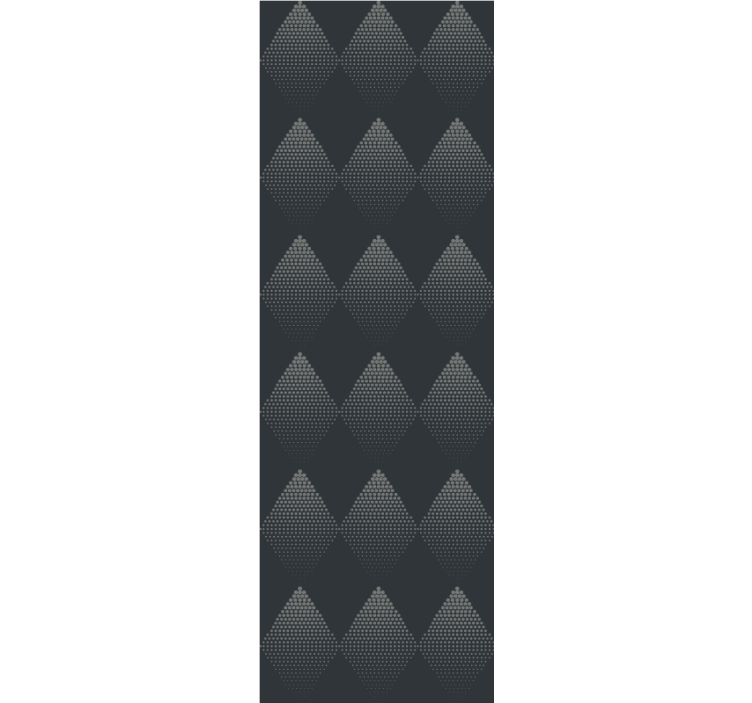 Tyylikkäät timanttimuodot kolmiokuvioinen tapetti - Tenstickers