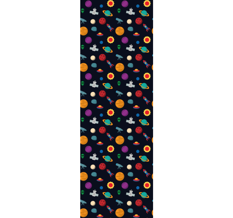 Kosminen seikkailukohtaus tähtitapetti - Tenstickers