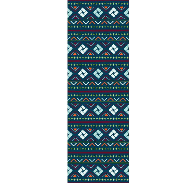 Geometriset värilohkot geometrinen tapetti - Tenstickers