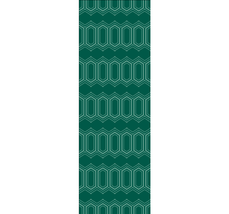 Tyylikkäät graafiset muodot geometrinen tapetti - Tenstickers