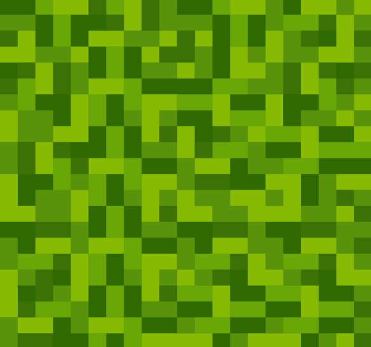 Vihreän neliön pelisuunnittelu tapetti teinin huoneeseen - Tenstickers