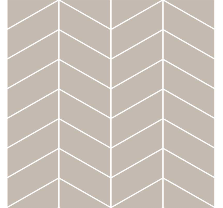 Skandinaaviseen tyyliin beige ja valkoinen keittiötapetti - Tenstickers