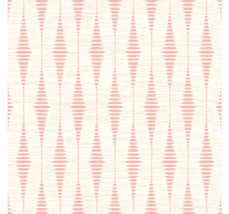 Pastellinpunainen rabaul ikat geometrinen taustakuva - Tenstickers