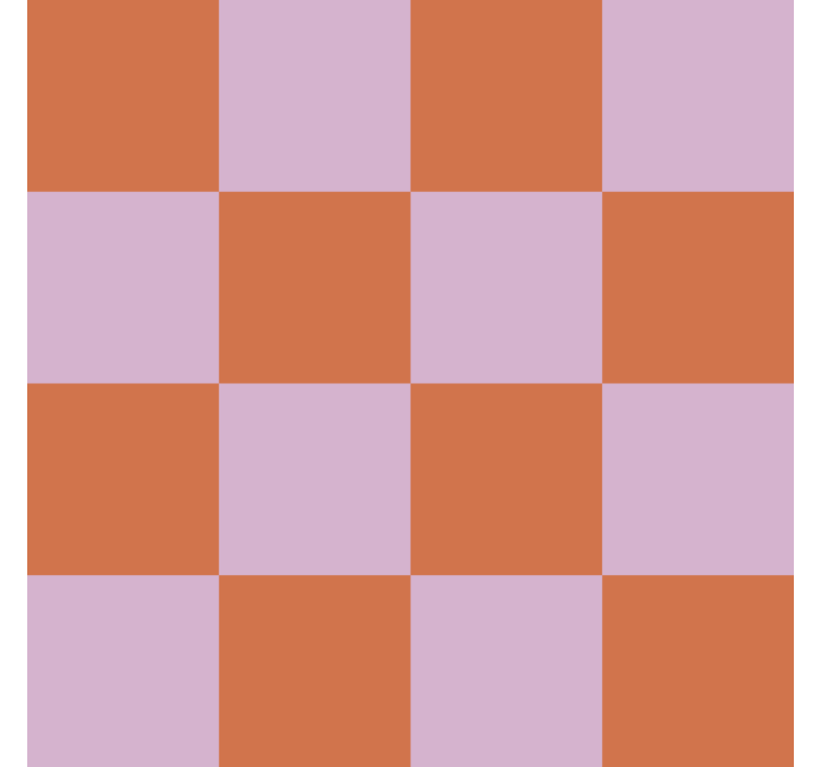 Oranssin sävyjä motiivi laattatapetti - Tenstickers