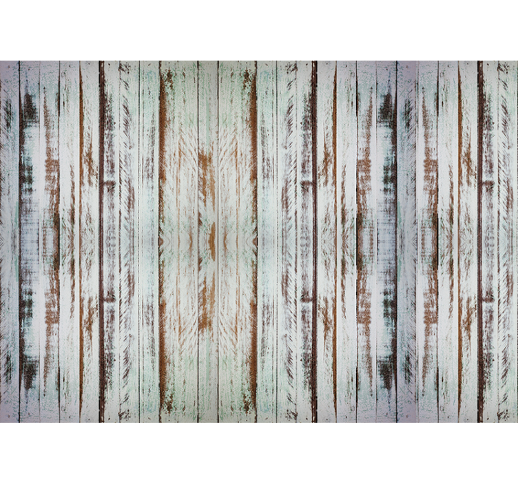 Ornamentti tapetti puun sävyissä - Tenstickers