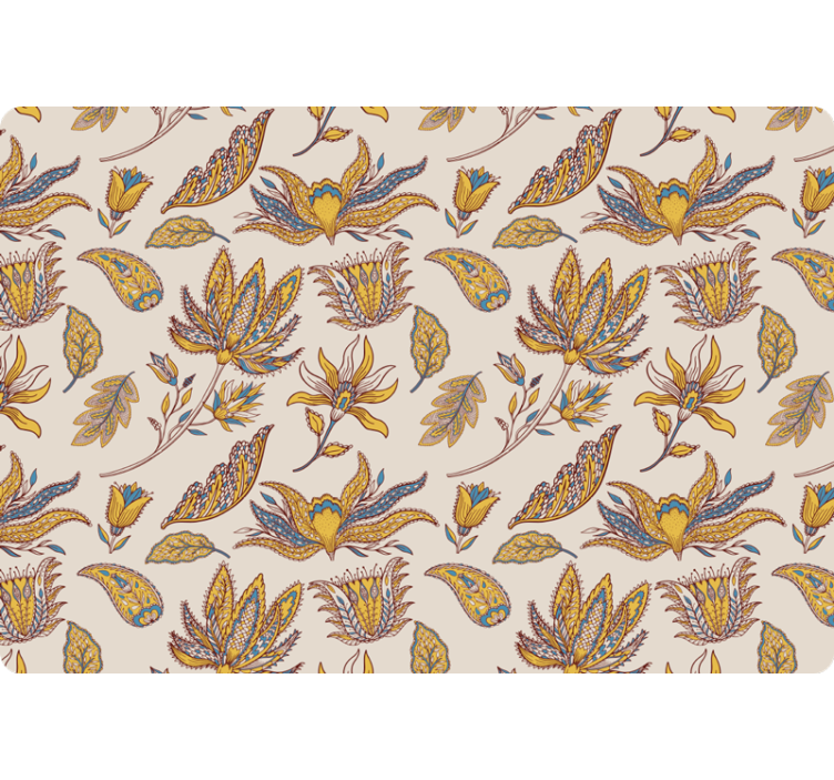 Paisley kukkatapetti - Tenstickers