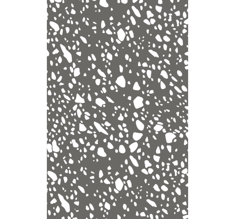 Efekti tapetti klassinen harmaa ja valkoinen terrazzo - Tenstickers