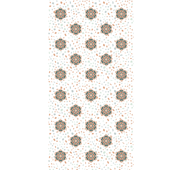 Terrazzo kukilla efekti tapetti - Tenstickers