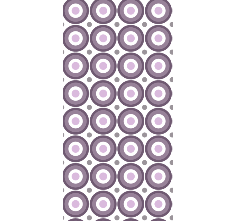 Violetit 70-luvun tyyli efekti tapetti - Tenstickers
