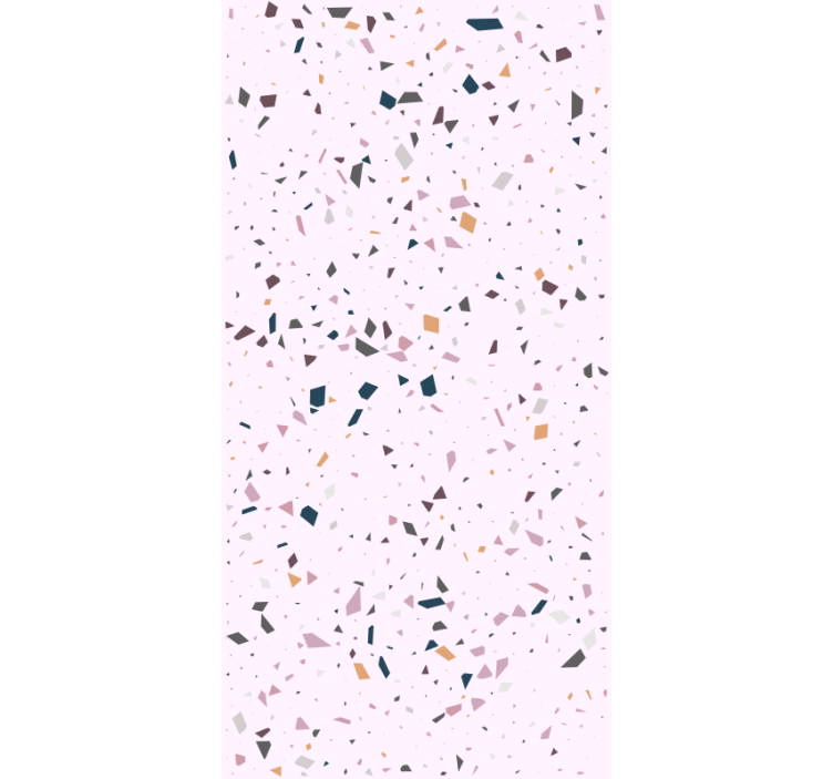 Värikkäät geometriset sirut marmoritapetti - Tenstickers