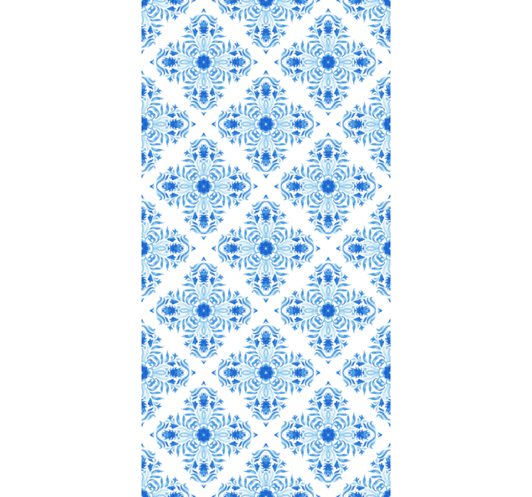 Fontaine sininen laattaefekti laattatapetti - Tenstickers