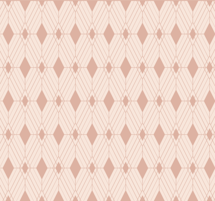 Laattatapetti pastelliset art deco timantit - Tenstickers