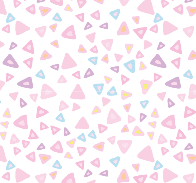 Kawaii-tyylinen pastellikuosiset laattatapetti - Tenstickers