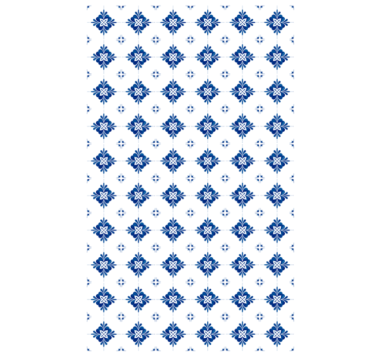 Laattatapetti kukkakuviolla - Tenstickers