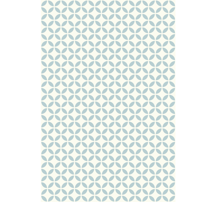 Ympyräkuvioinen laattatapetti - Tenstickers