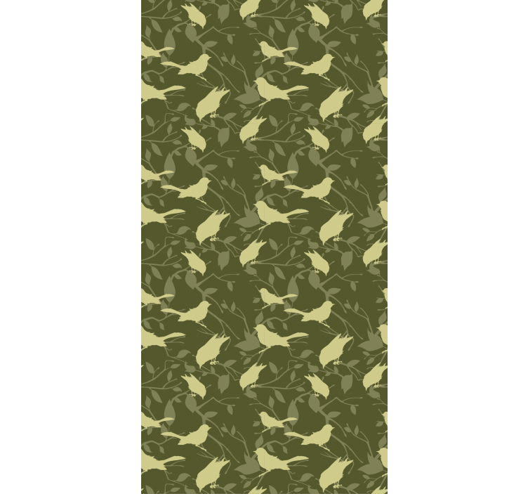 Vihreä viktoriaaninen lastenhuoneen tapetti - Tenstickers