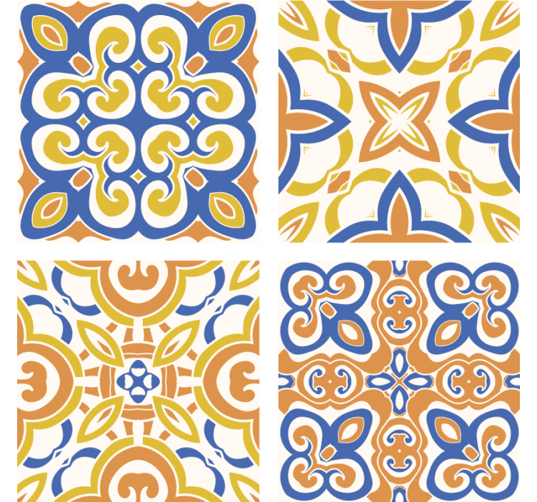 Sisilialaiset laattatapetit - Tenstickers