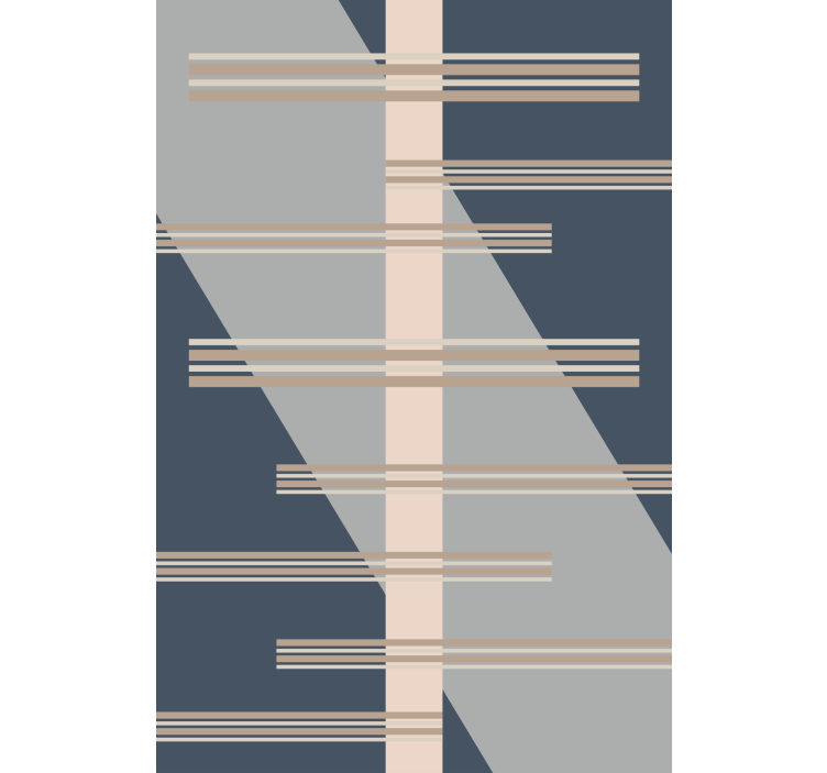 Moderni tapetti geometrisilla viivoilla - Tenstickers