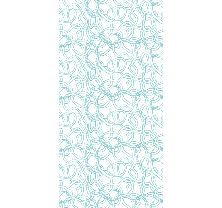 Abstrakti pyöreä moderni tapetti - Tenstickers