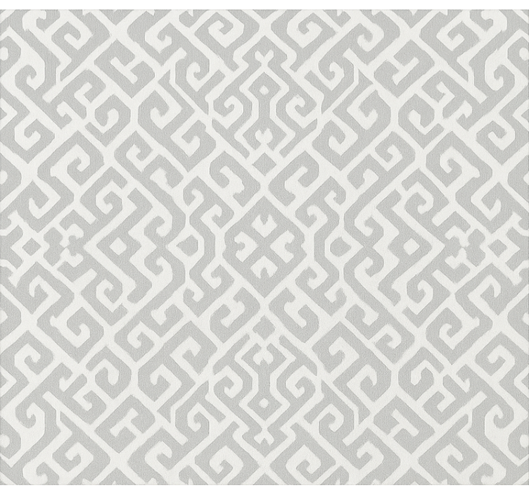 Geometrinen kudottu tapetti teinin huoneeseen - Tenstickers