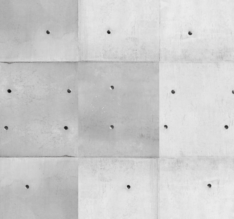 Betonikuvioinen harmaa olohuone tapetti - Tenstickers