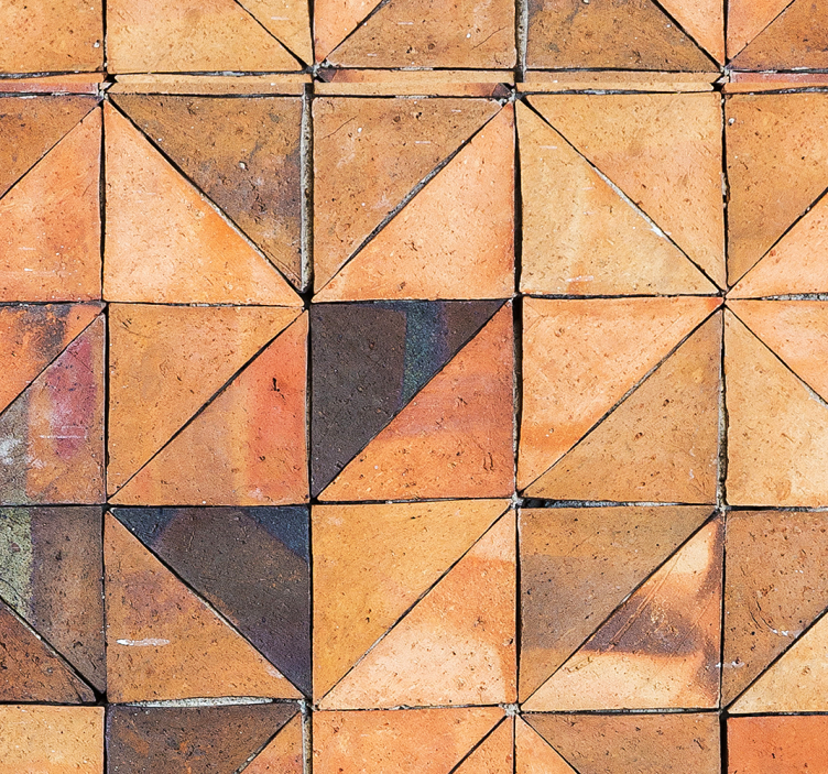 Kivi kuvioitu tapetti vintage - Tenstickers