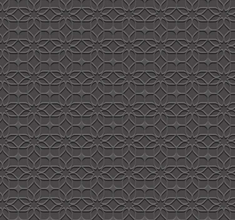 Geometrinen illuusio 3d-tapetti - Tenstickers