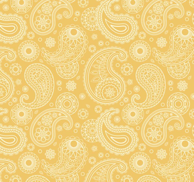 Upea arabialainen paisley-tyyli ornamentti tapetti - Tenstickers