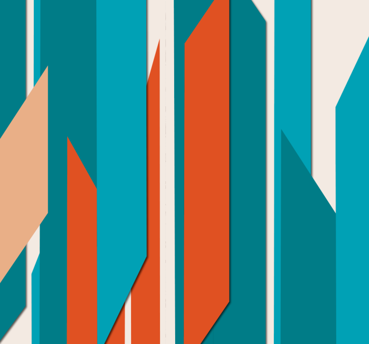 Kulta lokakuu abstrakti tapetti - Tenstickers