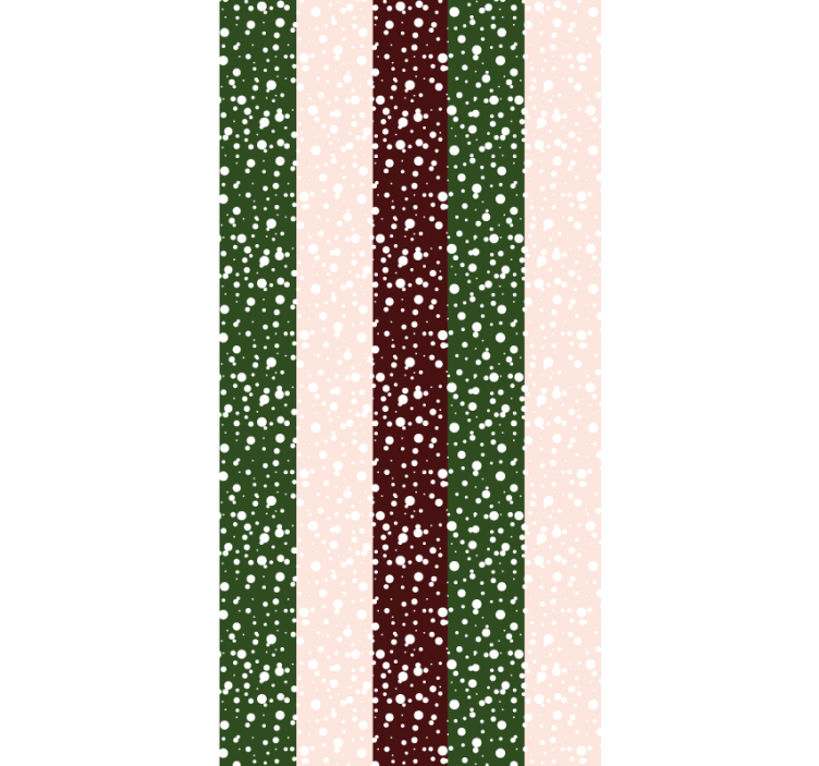 Raidallinen polkakuvio raitatapetti - Tenstickers