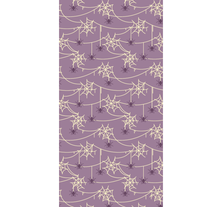 Hämähäkinverkko-aihe halloween tapetti - Tenstickers