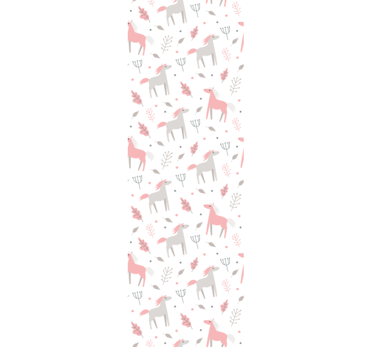 Hevosen puuta eläintapetti - Tenstickers