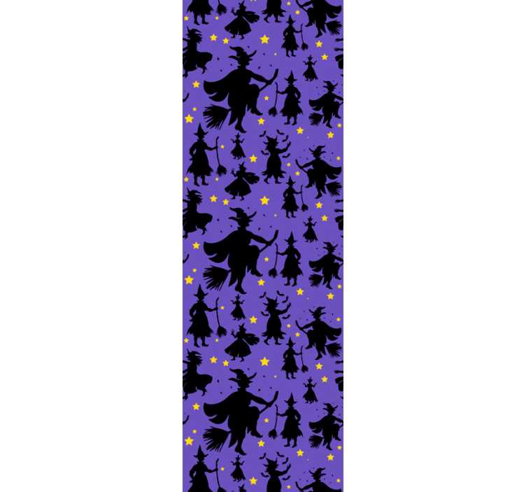Noita siluetteja halloween tapetti - Tenstickers
