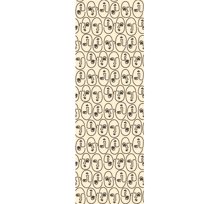 Picasso abstraktit kasvot abstrakti tapetti - Tenstickers