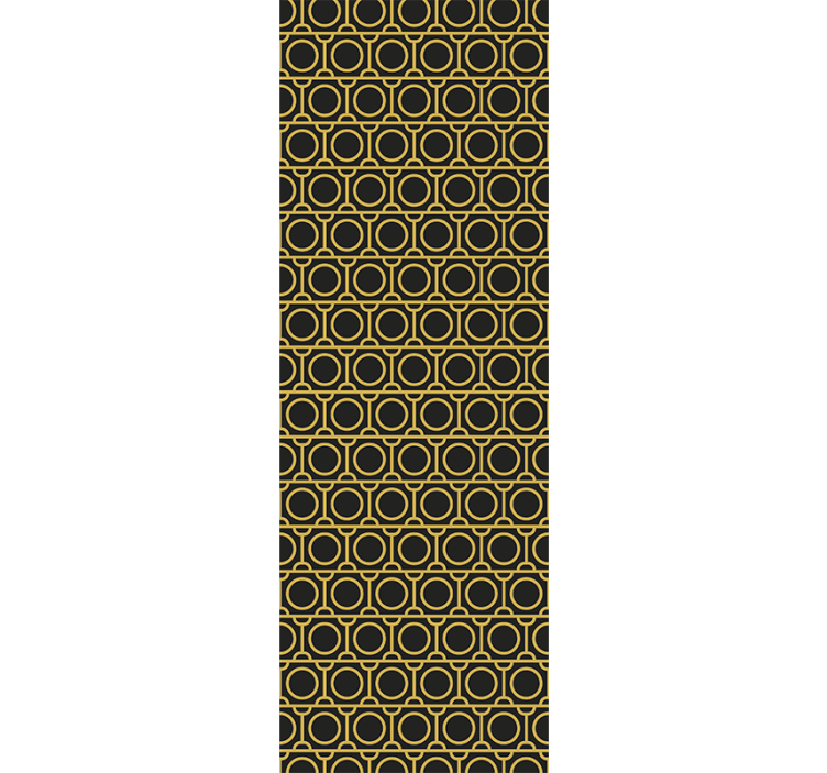 Geometriset renkaat geometrinen tapetti - Tenstickers