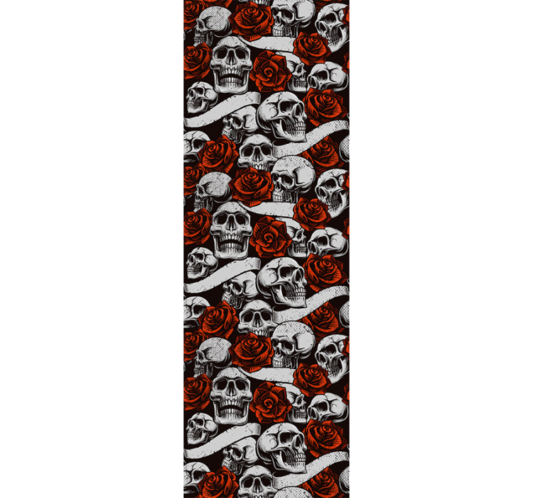 Kalloja ja ruusuja klassinen tapetti - Tenstickers