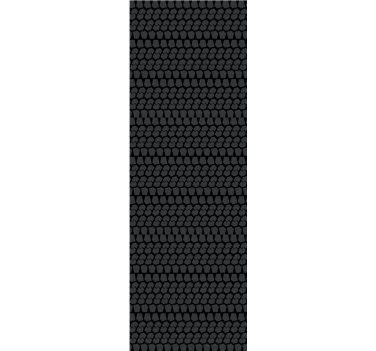 Geometrinen mittakaavakuvio tapetti pariskunnan huoneeseen - Tenstickers