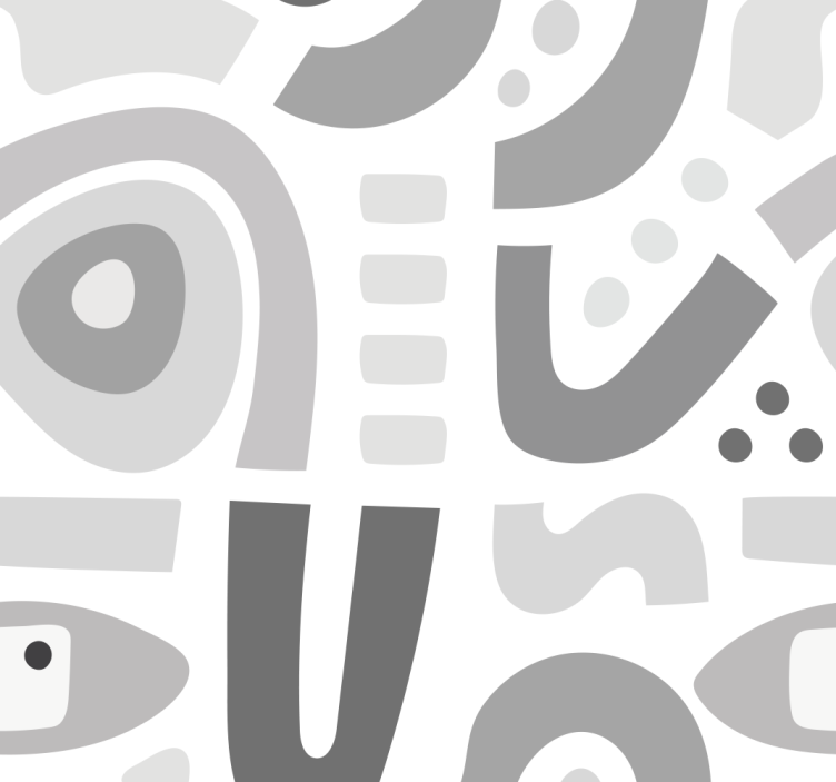 Abstrakteja geometrisia muotoja geometrinen tapetti - Tenstickers