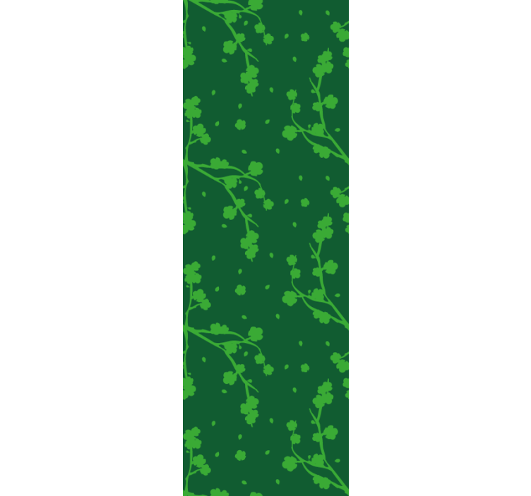 Kasvitieteellinen vehreys lehti tapetti - Tenstickers