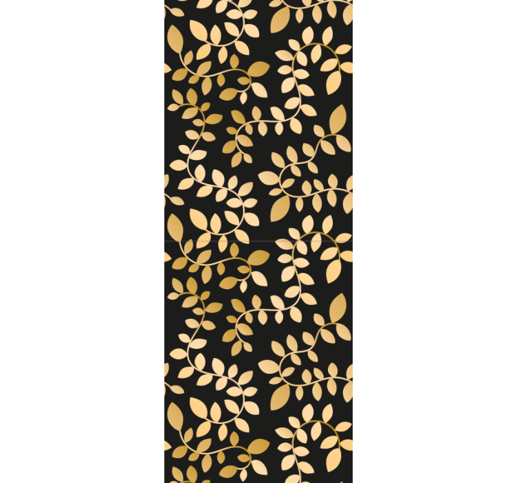 Vehreää eleganssia lehti tapetti - Tenstickers