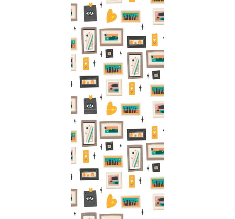 Retro-toimistomotiivit teollinen tapetti - Tenstickers