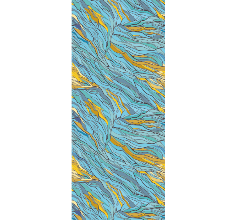 Abstrakti orgaaninen virtaus abstrakti tapetti - Tenstickers