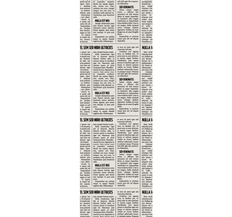 Sanomalehtien suunnittelu Muu vintage tapetti - Tenstickers