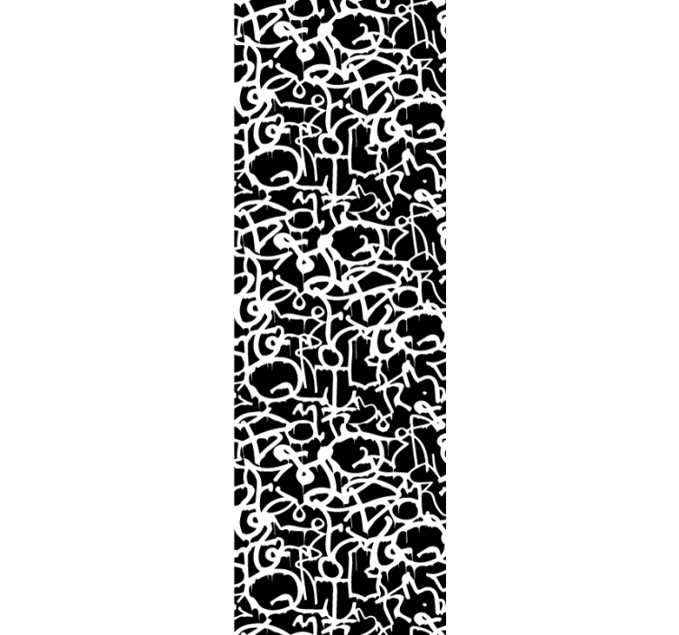 Mustavalkoinen maali tippuu taide tapetti - Tenstickers