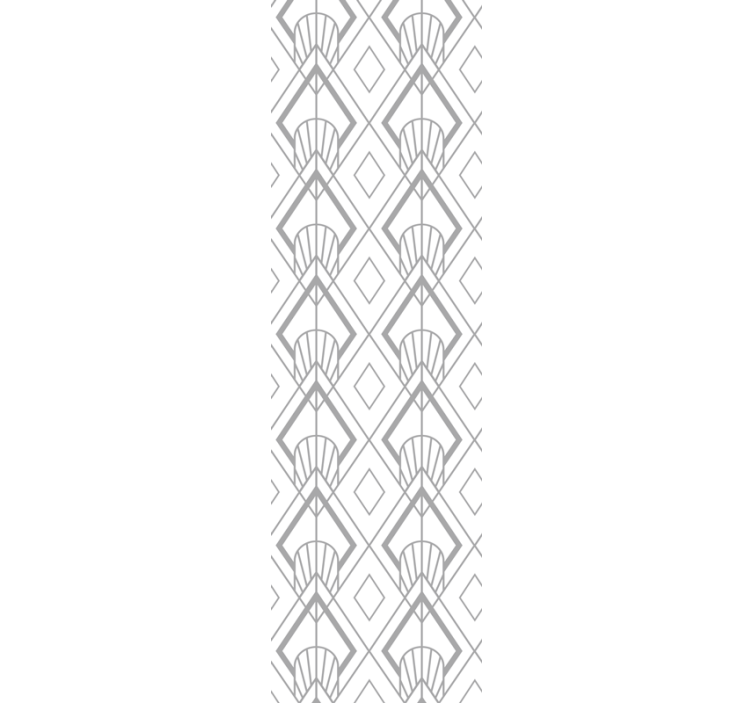 Abstrakti valkoinen kuvio abstrakti tapetti - Tenstickers