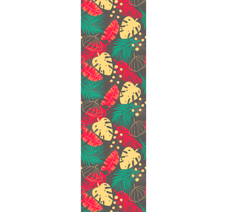 Trooppinen monstera-aihe Viidakkotapetti - Tenstickers