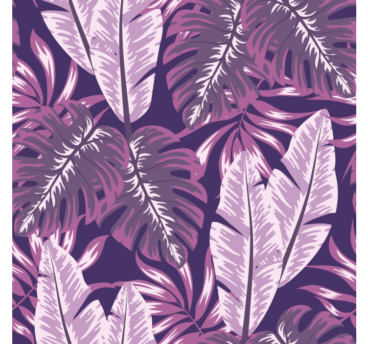 Violetti maranta kukkatapetti - Tenstickers