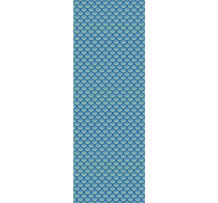 Merenneito asteikot marokkolainen lastenhuoneen tapetti - Tenstickers