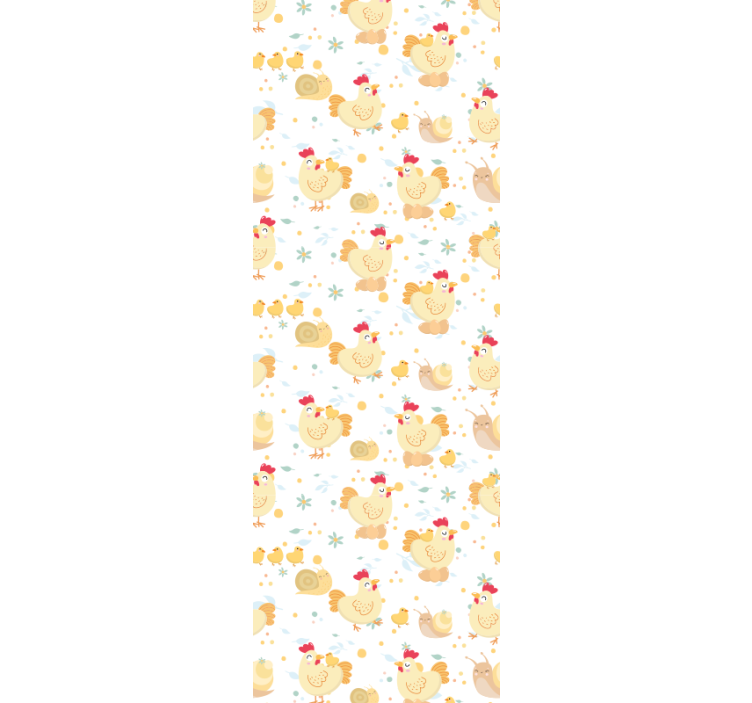 Viehättäviä kanoja eläintapetti - Tenstickers